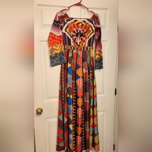 Dress Fashion Nova multi print small